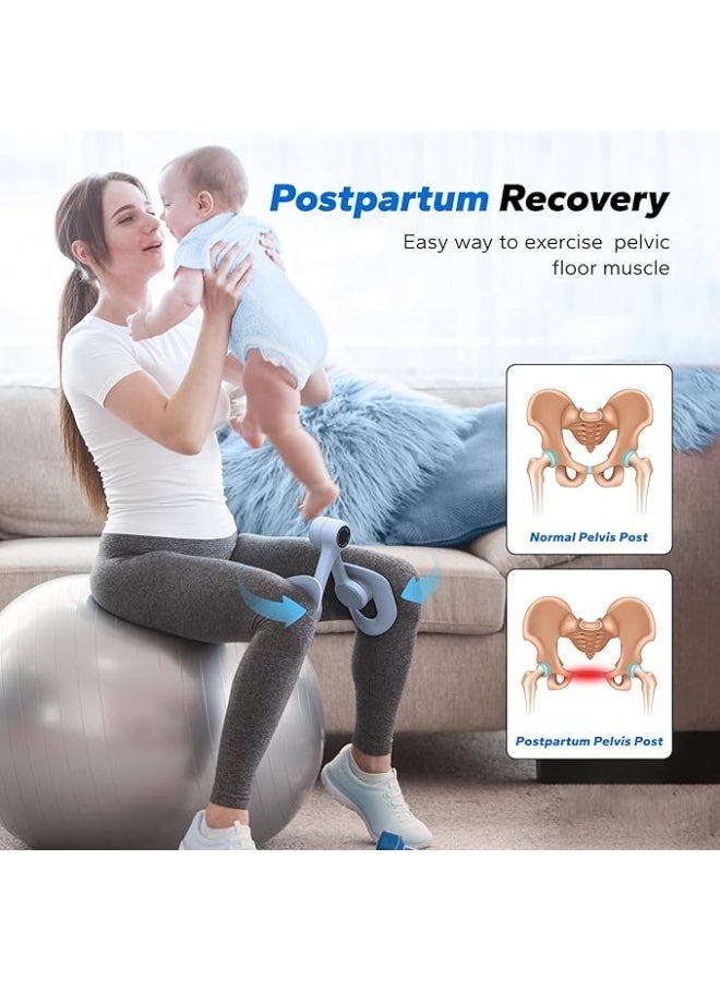 MERACH Thigh Master with Resistance Band, Blue - Image 3